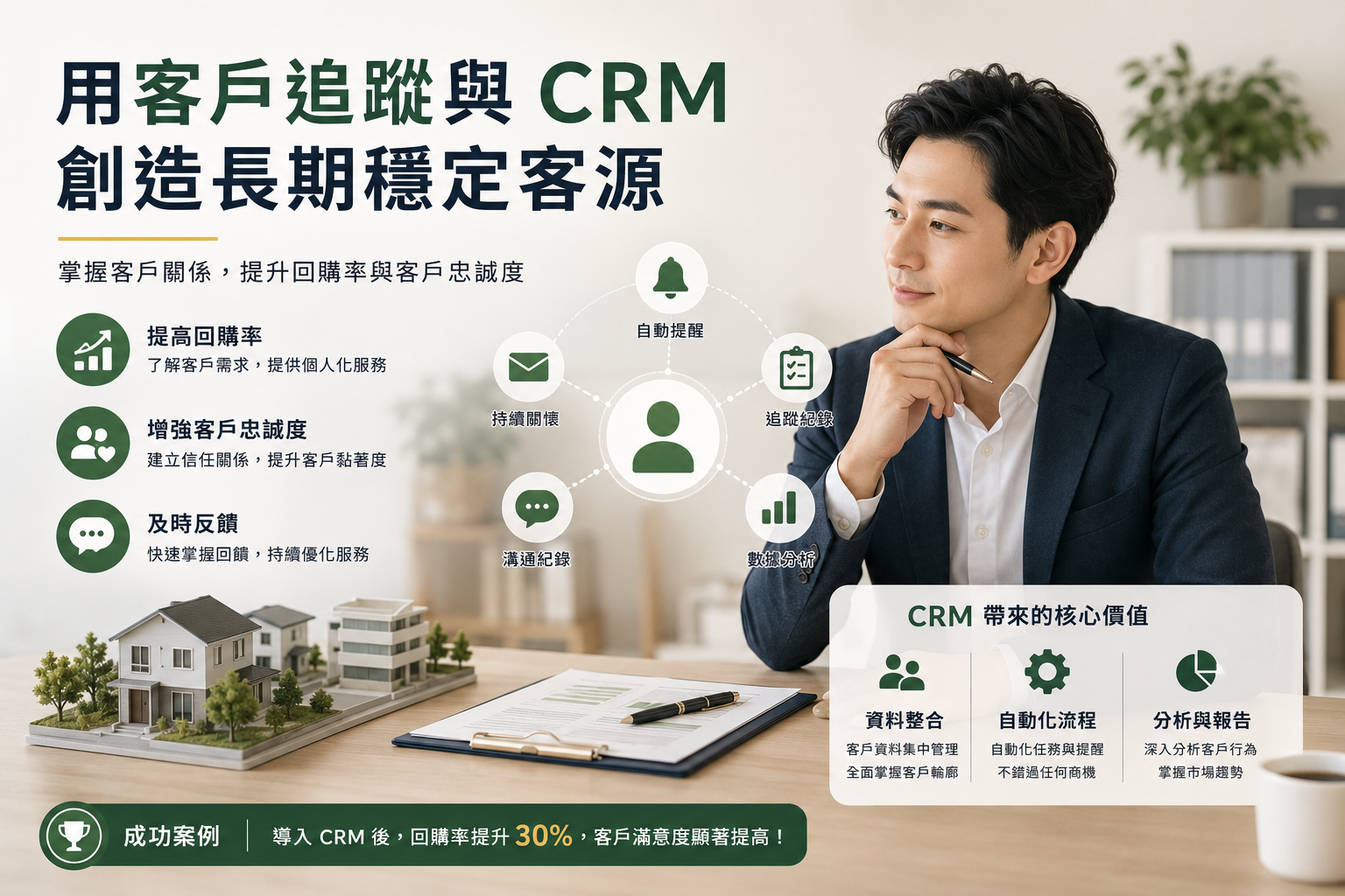 長期穩定客源背後的 CRM 經營邏輯：提升客戶追蹤的重要性